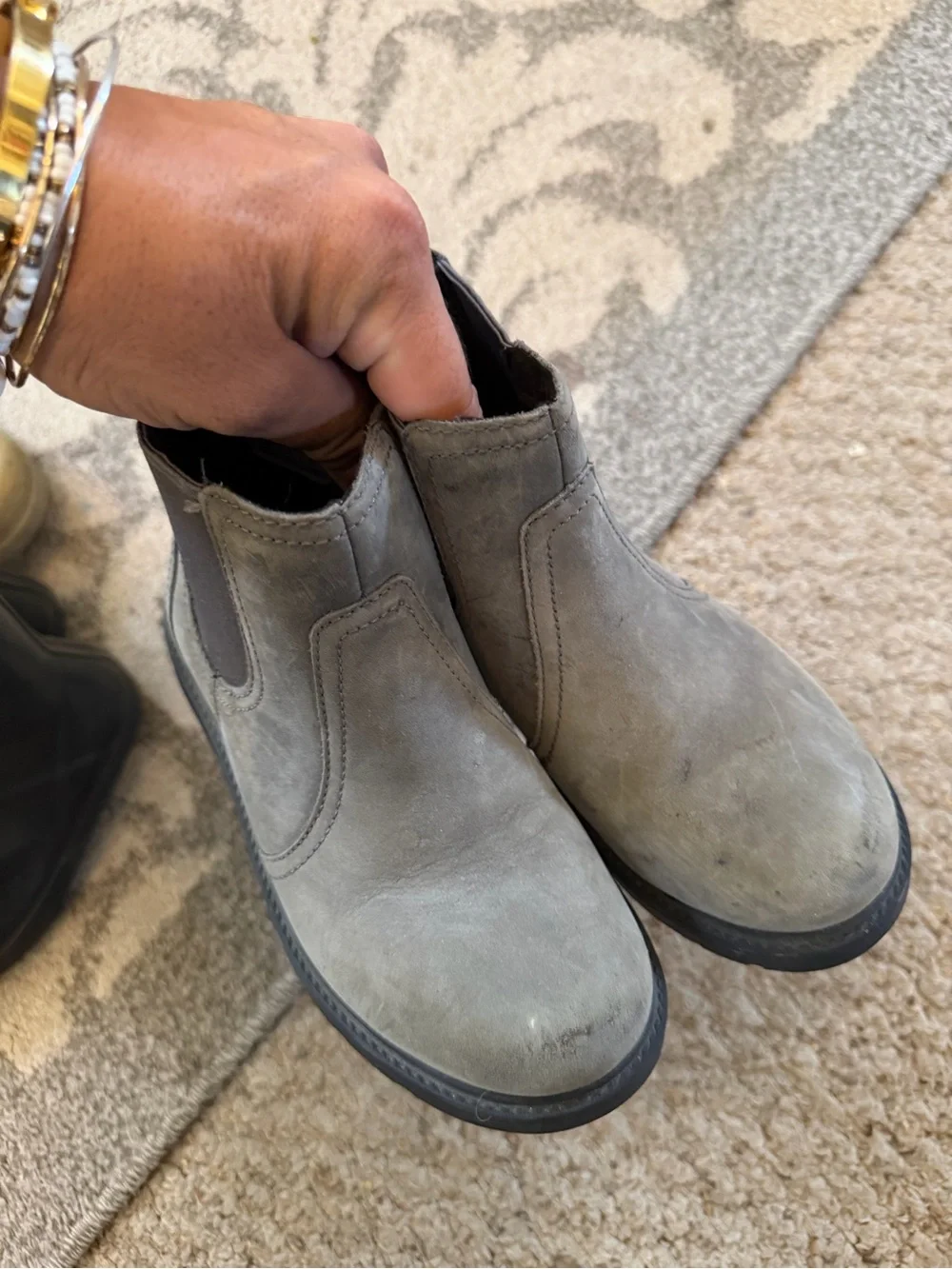 UGG Kids Grey Chelsea Boots
